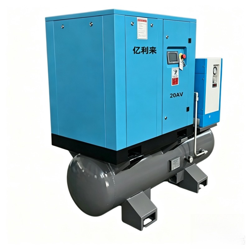 15kW 4 in 1 고정 속도 단일 스테이지 공기 압축기